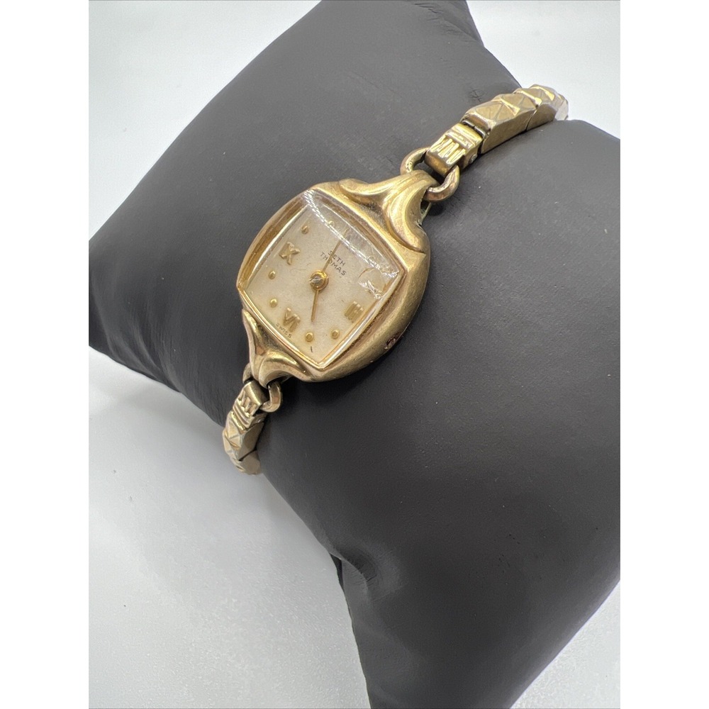 [Not Tested]‎ Women's Vintage Seth Thomas Swiss Made 10k Gold Filled Watch - Picture 2 of 5